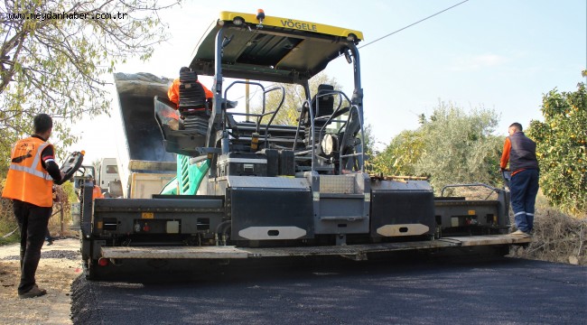 BÜYÜKŞEHİR, AKDENİZ'DE YEŞİLOVA-IĞDIR MAHALLELERİ GRUP YOLUNDA ÇALIŞMALARINI TAMAMLADI