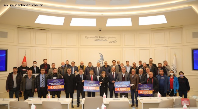 BÜYÜKŞEHİR'DEN AMATÖR SPOR KULÜPLERİNE NAKDİ YARDIM!