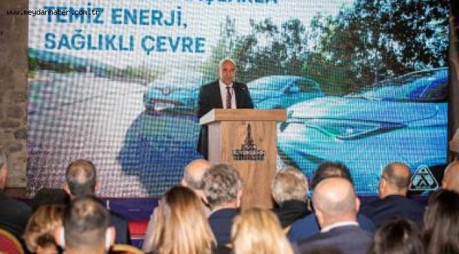 Büyükşehir'in elektrikli araçları İzmirlilerin kullanımına sunuluyor Soyer: "İzmir Büyükşehir Belediyesi ülkeye ilham veriyor"