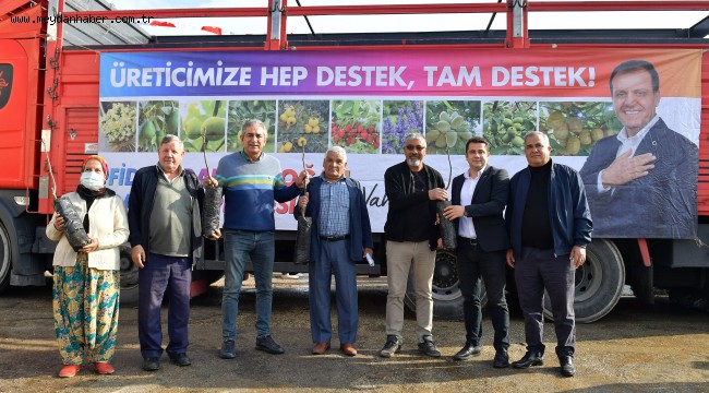 BÜYÜKŞEHİR'LE TOPRAK BEREKETLENİYOR, ÜRETİCİNİN YÜZÜ GÜLÜYOR