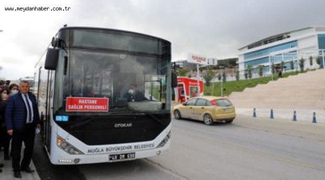 Büyükşehir Sağlık Çalışanlarını Ücretsiz Taşıyor