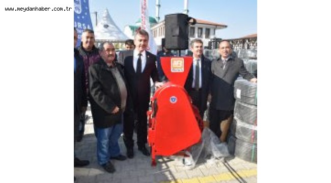 Çiftçiye damlalık sulama sistemi ve çile fidesi desteği