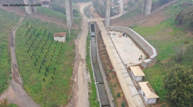 Cımbızdere mesire alanında çalışmalar devam ediyor