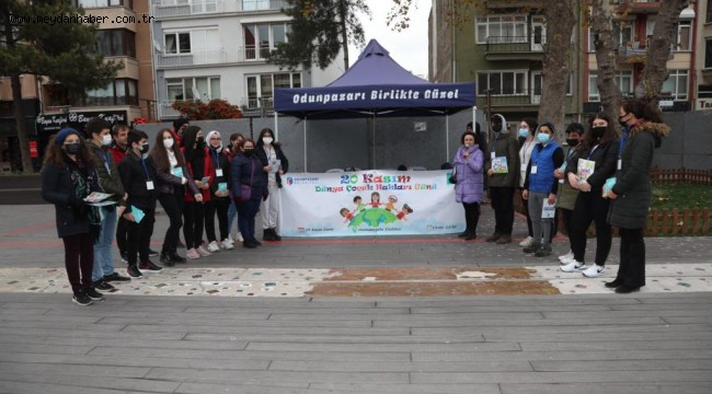 Çocuklara, çocuklar haklarını anlattı