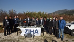 Elma bahçesi 'ZİHA' ile ilaçlandı