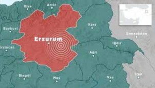 Erzurum'un Köprüköy ilçesinde 5,1 büyüklüğünde deprem meydana geldi.