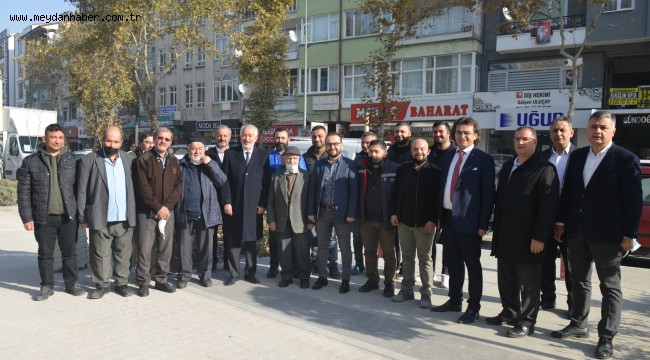 Esnafımızın istek ve önerilerini dinleyerek faydalı olmaya çalışıyoruz