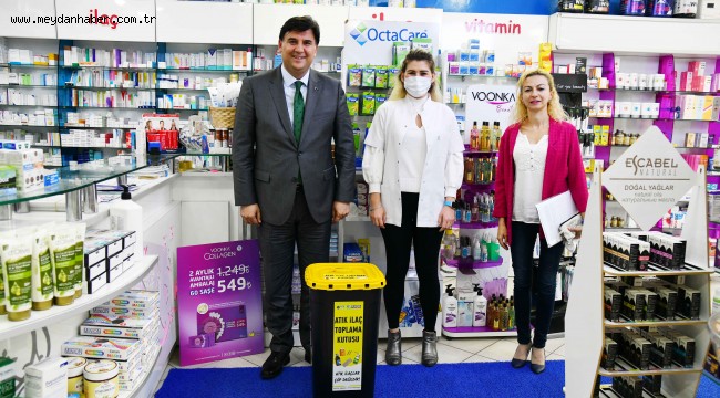 Fethiye Belediyesi Eczanelere "Atık İlaç Toplama Kutusu" Dağıttı