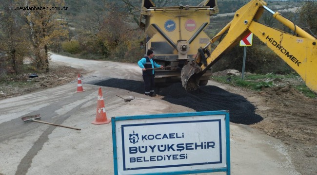 Gebze Yağcılar ve Elbizli'de yollar onarıldı