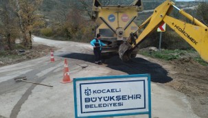 Gebze Yağcılar ve Elbizli'de yollar onarıldı