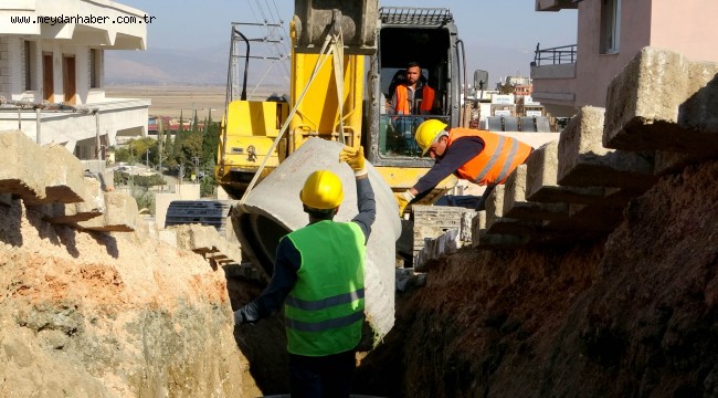 HATSU ANTAKYA'DAKİ ALTYAPI ÇALIŞMALARINDA HIZ KESMİYOR