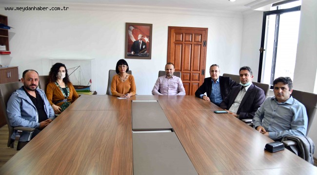 İnşaat Mühendisleri Başkan Vekili Gözde Gürsoy'u ziyaret ettiler