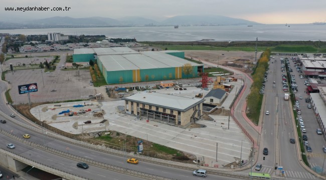 İtfaiye'nin yeni binasında yoğun çalışma