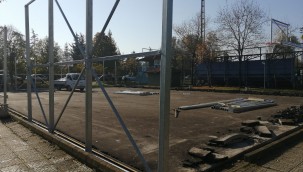 İzmit Ferruh Duygu Spor Tesislerinde yenileme çalışması