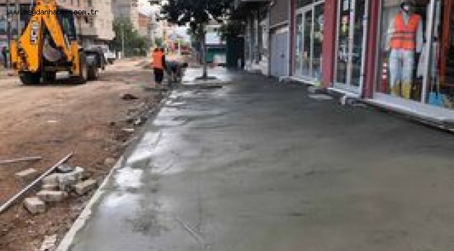 İzmit Köprübaşı Caddesi yenileniyor