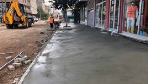 İzmit Köprübaşı Caddesi yenileniyor