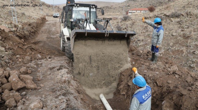 KASKİ'DEN İNCESU'DA 4 MAHALLEYE KALICI ÇÖZÜM