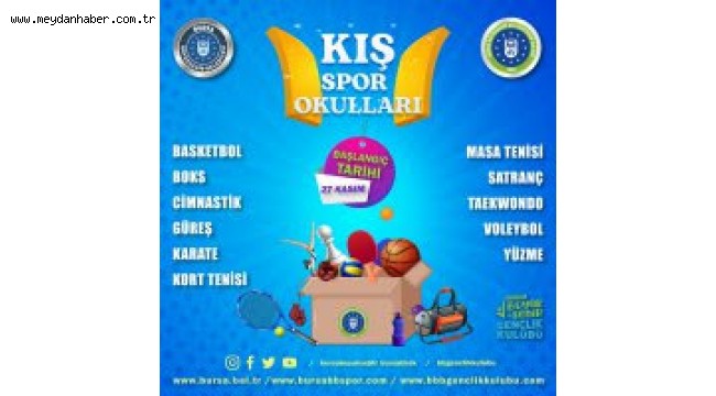 Kış Spor Okulları 27 Kasım'da başlıyor