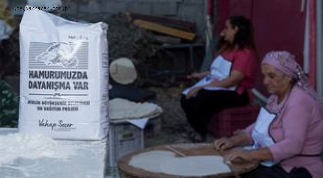 MERSİN BÜYÜKŞEHİR'DEN DAYANIŞMA ÖRNEĞİ: "UN DAĞITIM PROJESİ" MERSİN'DE 64 BİN AİLEYE TOPLAM 640 BİN KİLOGRAM UN DAĞITILDI