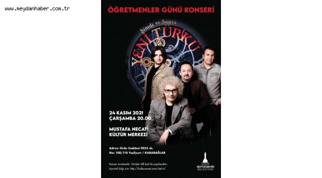 Mustafa Necati'ye yakışır konser Yeni Türkü öğretmenler için söyleyecek