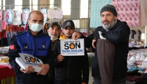 Odunpazarı "kadına şiddete dur" dedi