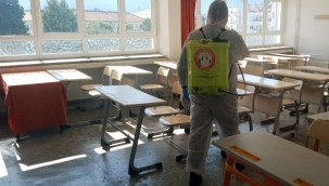 Okullarda Dezenfekte Çalışmaları Devam Ediyor
