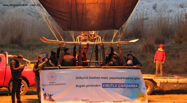 PAMUKKALE'DE GÖNÜLLERE DOKUNDULAR