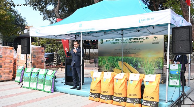 Süt otu tohumu toprakla buluştu