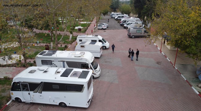 TARSUS BELEDİYESİ KARAVAN PARK İLGİ ODAĞI OLDU