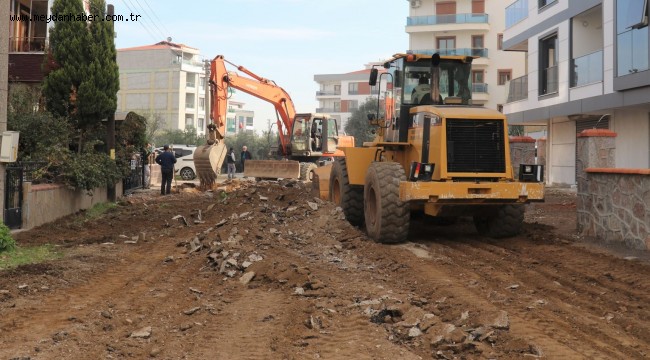 Turgutlu Belediyesinin Yol Çalışmaları Hız Kesmeden Sürüyor