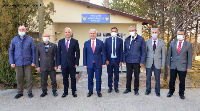 Valimizden Meteoroloji Müdürlüğüne Ziyaret