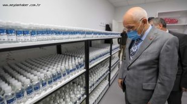 *Yenimahalle Belediyesi'nden üretim atağı *Hijyen malzemeleri üretilerek tasarruf sağlanıyor