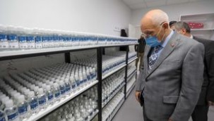 *Yenimahalle Belediyesi'nden üretim atağı *Hijyen malzemeleri üretilerek tasarruf sağlanıyor