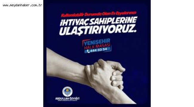 Yenişehir Belediyesi dayanışma köprüsü kuruyor