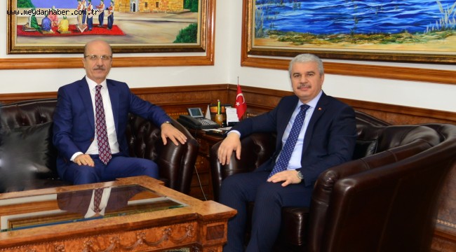 YÖK Başkanından Valimize Ziyaret