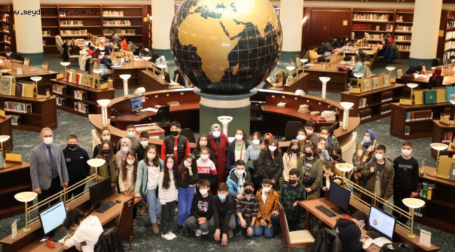 AKYURTLU ÖĞRENCİLER MİLLET KÜTÜPHANESİNDE