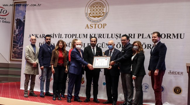 ASTOP'dan Yaşar'a Sivil Toplum Dostu Beratı