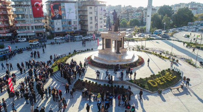 ATATÜRK ANITI DEFNE'YE ÇOK YAKIŞTI