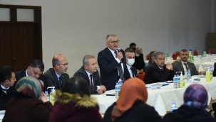 BAŞKAN BÜYÜKKILIÇ, 22 GÜNDE 13 İLÇEDE 533 MUHTAR İLE GÖRÜŞTÜ