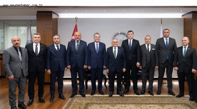 BAŞKAN BÜYÜKKILIÇ'A CUMHUR İTTİFAKI ORTAĞINDAN TEŞEKKÜR ZİYARETİ