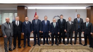 BAŞKAN BÜYÜKKILIÇ'A CUMHUR İTTİFAKI ORTAĞINDAN TEŞEKKÜR ZİYARETİ