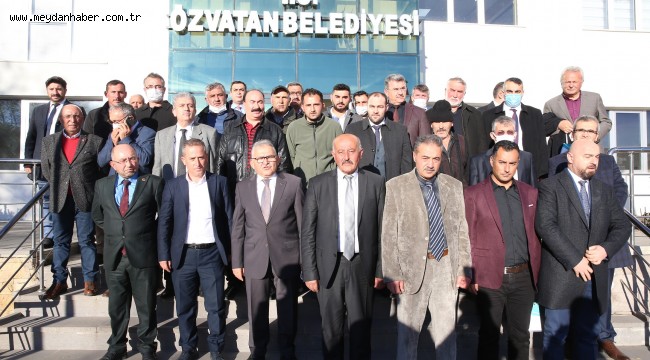 BAŞKAN BÜYÜKKILIÇ İLÇE ZİYARETLERİNE ÖZVATAN İLE DEVAM ETTİ