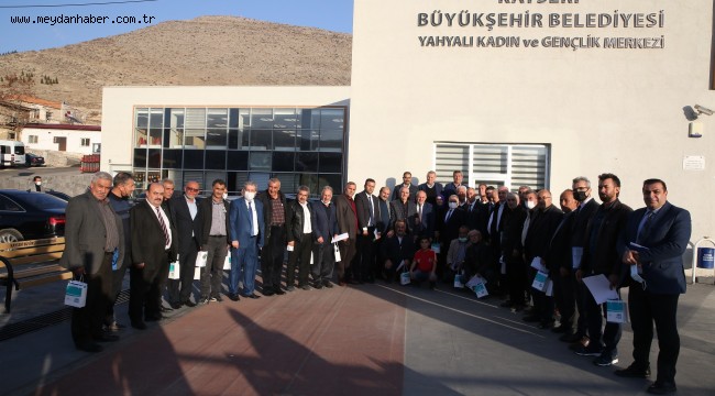 BAŞKAN BÜYÜKKILIÇ, YAHYALI'DA 41 MAHALLE MUHTARI İLE BİR ARAYA GELDİ