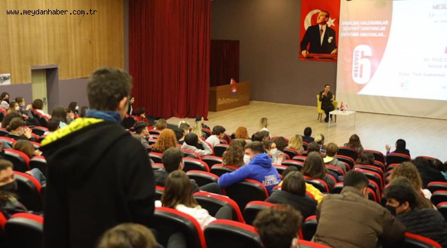 BAŞKAN FİLİZ CERİTOĞLU SENGEL: GENÇLER YAŞADIKLARI KENTLE İLGİLİ HAYAL KURSUN İSTİYORUM