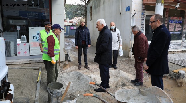 Başkan Gürün Ula'da Sona Yaklaşan Çalışmaları İnceledi