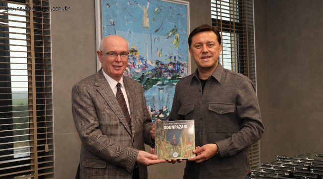 Başkan Kurt'tan Nebi Hatipoğlu'na hayırlı olsun ziyareti