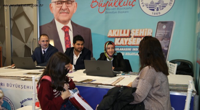 BÜYÜKŞEHİR ALO 153 VE BEYAZ MASA, 4. KAYSERİ KİTAP FUARI'NDA