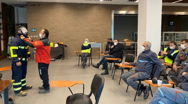 Büyükşehir İtfaiyesinden Çanakkale'de eğitim