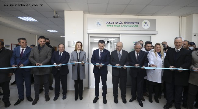 DEÜ EFES GIDA LABORATUVARI AÇILDI