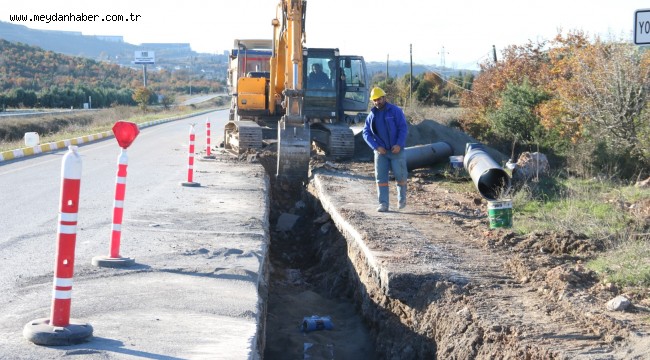 Dilovası Demirciler Köyü'nde içme suyu altyapı hattı yenilemesi